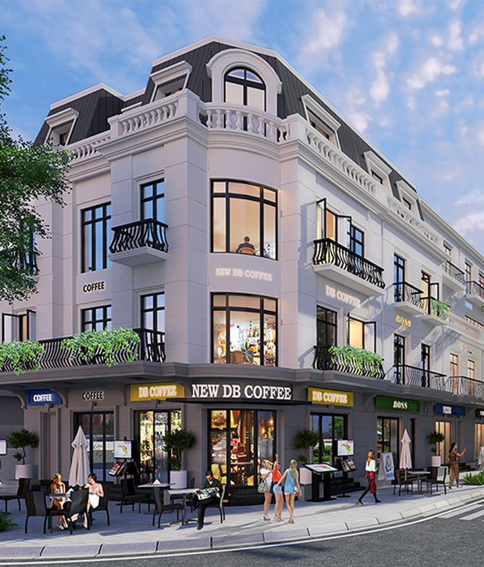 shop chân đế vinhomes Hạ Long xanh