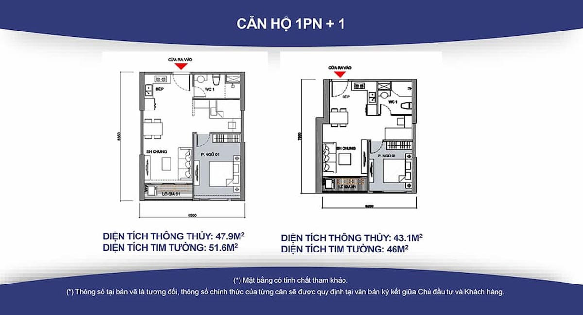 căn hộ 1 phòng ngủ vinhomes hạ long xanh