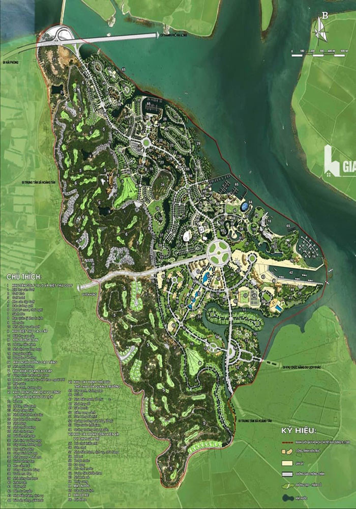 mặt bằng tổng thể dự án vinhomes hạ long xanh