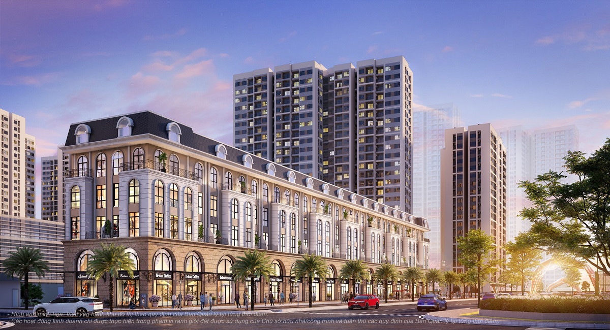 nhà phố tại Vinhomes Hạ Long Xanh