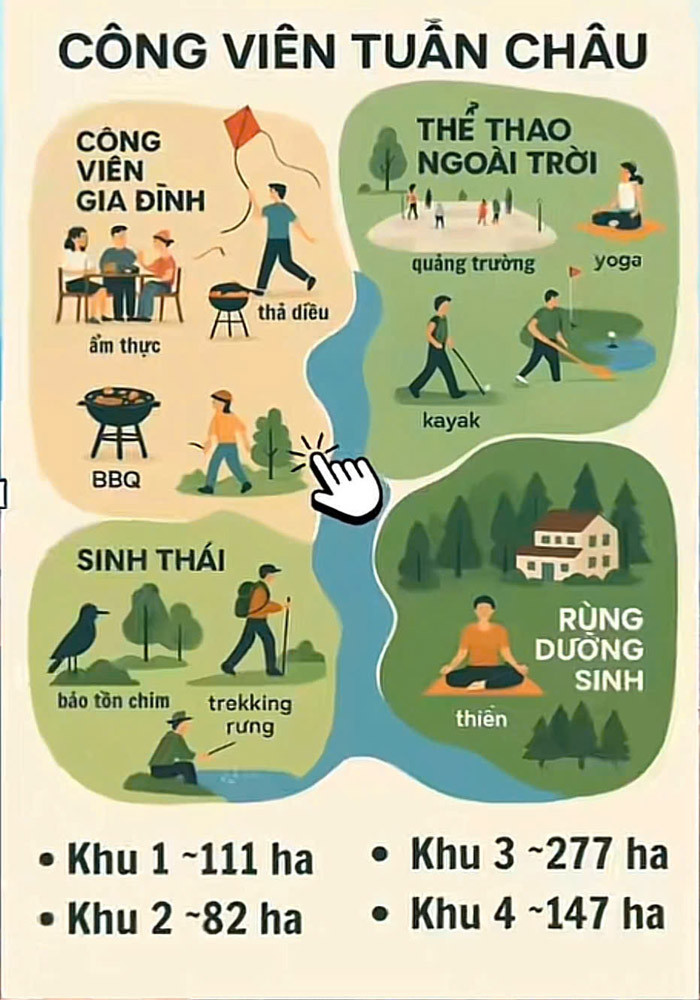 Tiện ích công viên gia đình tại Vinhomes Hạ Long Xanh