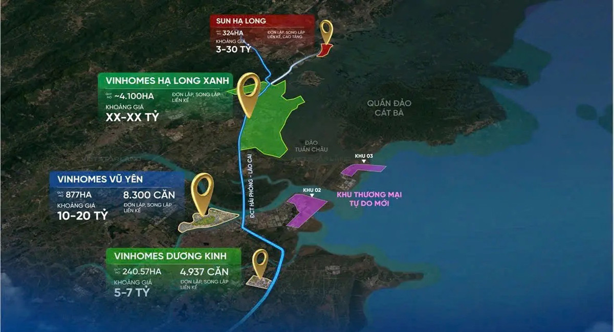 Vị trí dự án Vinhomes apollo city