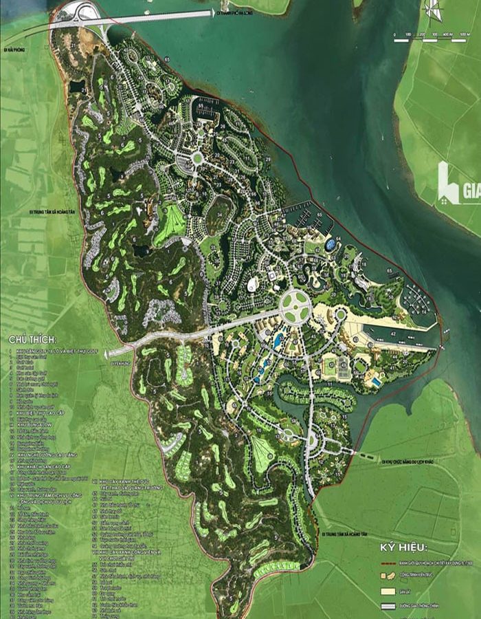 mặt bằng tổng thể dự án vinhomes hạ long xanh